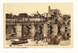 Cp, 87, Limoges, Le POnt Sant-Etienne, La Cathédrale, L'Abessaille - Limoges