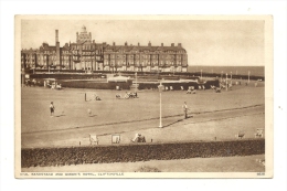 Cp, Angleterre, Clliftonville, Oval Banstand And Queen's Hotel, Voyagée 1954 - Margate