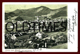 BRUCK AN DER MUR - A VIEW - 1900 GRUSS AUS PC - Bruck An Der Mur