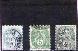 1900 - BLANC  Mi No 89 Et Yv 110  Nuances - 1900-29 Blanc