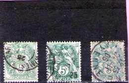 1900 - BLANC  Mi No 89 Et Yv 110  Nuances - 1900-29 Blanc