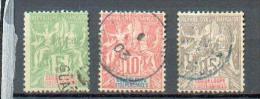 GUAD 385 - YT 40 à 42 Obli - Used Stamps