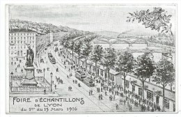 CPA -FOIRE D' ECHANTILLONS DE LYON DU 1 Er AU  MARS 1961 -Rhône (69) -Circulé 1916 - Sonstige & Ohne Zuordnung