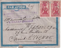 1939 , LETTRE SENEGAL,  DAKAR Pour FRANCE, 3 TIMBRES /5160 - Storia Postale