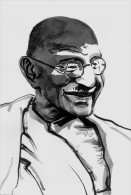 (N63-015  ) Mahatma Gandhi  , Prestamped Card, Postal Stationery-Entier Postal-Ganzsache - Mahatma Gandhi