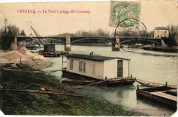 CHELLES ,PONT A PEAGE A GOURNAY ,COULEUR  REF 37019 - Chelles