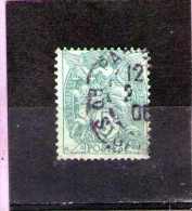 1900 - BLANC  Mi No 89 Et Yv 110  Nuances - 1900-29 Blanc