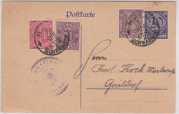 WEIMAR - 1922 - CARTE POSTALE ENTIER De SERVICE De HALL - Service