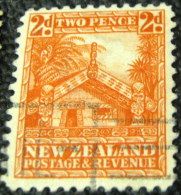 New Zealand 1935 Maori House 2d - Used - Used Stamps