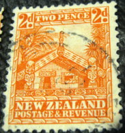 New Zealand 1935 Maori House 2d - Used - Used Stamps