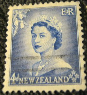 New Zealand 1954 Queen Elizabeth II 4d - Used - Nuevos