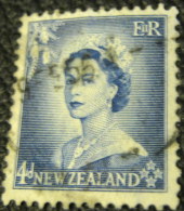 New Zealand 1954 Queen Elizabeth II 4d - Used - Nuevos
