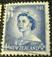 New Zealand 1954 Queen Elizabeth II 4d - Used - Nuovi