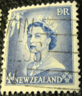 New Zealand 1954 Queen Elizabeth II 4d - Used - Neufs