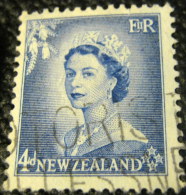 New Zealand 1954 Queen Elizabeth II 4d - Used - Ungebraucht