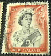 New Zealand 1954 Queen Elizabeth II 1s - Used - Neufs