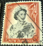 New Zealand 1954 Queen Elizabeth II 1s - Used - Unused Stamps