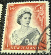 New Zealand 1954 Queen Elizabeth II 1s - Used - Nuevos