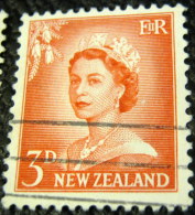 New Zealand 1955 Queen Elizabeth II 3d - Used - Ongebruikt