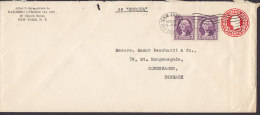 United States Uprated Postal Stationery Ganzsache Entier BAMBERG LUMBER Co., NEW YORK 1939 S.S. "EUROPA" Shipsmail - 1921-40