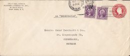 United States Uprated Postal Stationery Ganzsache Entier BAMBERG LUMBER Co., NEW YORK 1939 S.S. "BERENGARIA" Shipsmail - 1921-40
