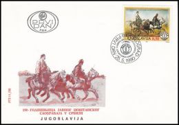 Yugoslavia 1990, FDC Cover "150 Years Post In Serbia" - FDC