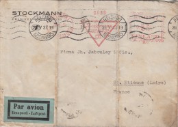 1937, LETTRE FINLANDE, STOCKMANN 55c,  HELSINKLI Pour La FRANCE  /4558 - Lettres & Documents