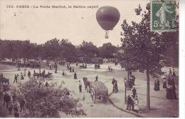 75 PARIS - La Porte Maillot - Le BALLON Captif - D8 Scan75 27 - Luchtballon