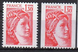 Lot  N° 2059 - 2063 - Neufs** - Sujet: Sabine De Gandon  - FRANCE - 1977-1981 Sabine De Gandon