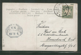 GERMANY STATES BAVARIA 1905 POSTCARD FROM MUNCHEN TO INSSBRUCK - Storia Postale