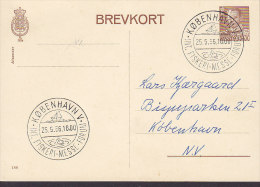 Denmark Postal Stationery Ganzsache Entier König Frederik IX. (188) Sonderstempel KØBENHAVN V. Fiskeri-Messe - Forum - Entiers Postaux