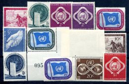 Nations Unies                              1/11  ** - Unused Stamps