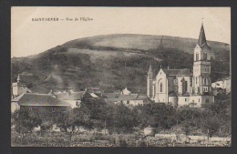 DF / 40 LANDES / SAINT SEVER / VUE DE L' EGLISE / CIRCULÉE EN 1922 - Saint Sever