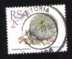 Afrique Du Sud 1988 Oblitération Ronde Used Stamp Fleur Flower Euphorbia Symmetrica - Oblitérés