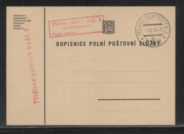 SLOVAKIA 1938 FELDPOST POSTCARD FIELD POST WW2 TRIDIRNA POLNI POSTY - Briefe U. Dokumente