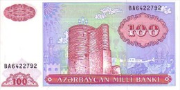 AZERBAIDJAN   100 Manat  Emission De 1993   Pick 18 B       ***** BILLET  NEUF ***** - Azerbaigian