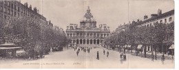 CPA CARTE LETTRE LOIRE 42 PANORAMA SAINT ST ETIENNE PLACE ET HOTEL DE VILLE KIOSQUE GOYARD 26 - Saint Etienne