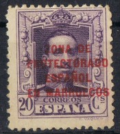 Sello 20 Cts Alfonso XIII, Marruecos Protectorado Español, Num 89 * - Marruecos Español