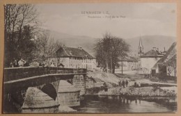 Cpa D68  - SENNHEIM I, E. - Thurbrucke - Pont De La Thur -1911. - Cernay