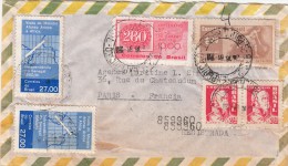1961,  LETTRE REGISTRADA BRESIL,   SAO PAULO Pour LA FRANCE /5377 - Cartas & Documentos
