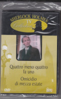 DVD Sherlock Holnes  "Quattro Meno Quattro Fa Uno E Omicidio Di Mezza Estate" Nuovo Da Edicola - Polizieschi