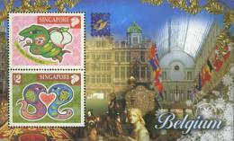 Singapore 2001 Animals, Michel BL78, Belgica MNH 18431 - Serpents