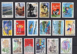 FRANCE  18 Timbres Oblitèrés / Used - Verzamelingen