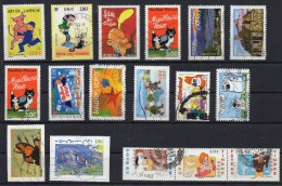 FRANCE  17 Timbres Oblitèrés / Used - Collections