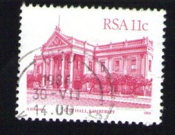 Afrique Du Sud 1984 Oblitération Ronde Used Stamp Bâtiment Building City Hall Kimberley - Used Stamps