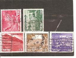 Israel. Nº Yvert  463, 465, 467, 470-71 (usado) (o) - Used Stamps (without Tabs)
