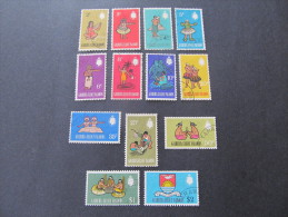 GILBERT & ELLICE ISLANDS -1968 Definitive Set (Missing 2 Issues)  - Scott 136-142, 144-149, Mi & Yv 131-137, 139-144 - Gilbert- En Ellice-eilanden (...-1979)