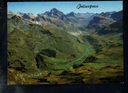 F1625 Julierpass - Kehren Zwischen Bivio Und Passhohe Mit Piz Kulier - Nice Timbre - Bivio