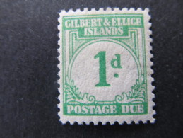 GILBERT  ISLANDS - 1940 Postage Due  - J1, Mi P1, Yv T1, SG D1 Mh* - Isole Gilbert Ed Ellice (...-1979)