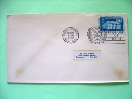 United Nations - New York 1952 FDC Cover To New York - Veteran War Memorial - Briefe U. Dokumente